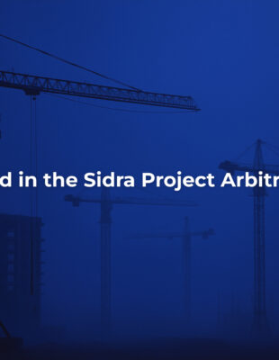 Award in the Sidra Project Arbitration